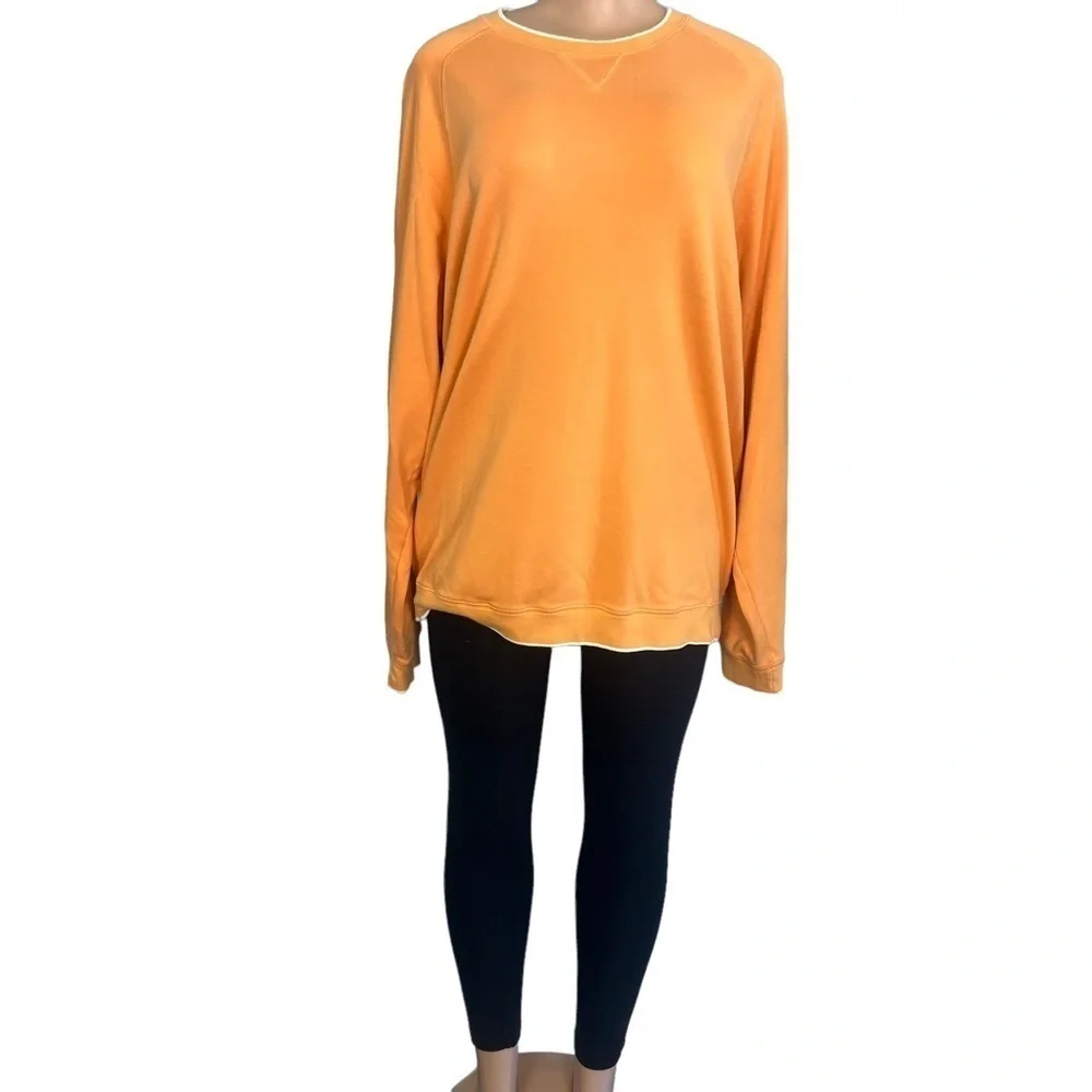 Bobby Jones Orange Pima Cotton Sweater
